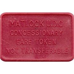 2 1/2 Pence - Matlock Concessionary Fare Token