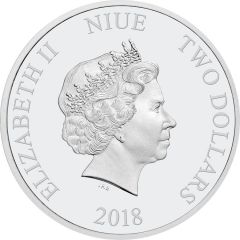 2 Dollars - Elizabeth II Space Invaders