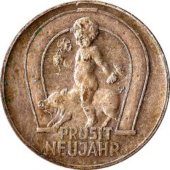 New Year Lucky Token Prosit Neujahr