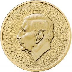 100 Pounds - Charles III 1 oz Fine Gold
