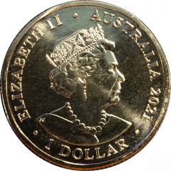 1 Dollar - Elizabeth II 6th Portrait - Year of the Ox