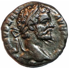 Denarius - Septimius Severus P M TR P IIII COS II P P, Fortuna
