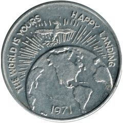 Mardi Gras Token - Krewe of Iris New Orleans, Louisiana