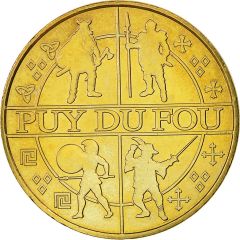 Monnaie de Paris Tourist Token - Puy du Fou Les 4 combattants