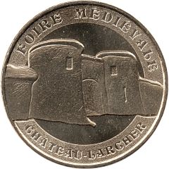 Monnaie de Paris Tourist Token - Château-Larcher Foire médiévale
