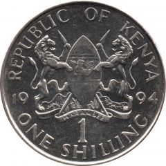 1 Shilling Plated steel