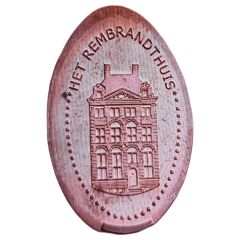 Elongated coin - Amsterdam Rembrandthuis