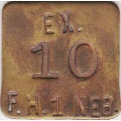 10 Cents - 1st Nebraska Field Hospital Lincoln, Nebraska