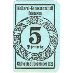 5 Pfennig Molkerei-Genossenschaft