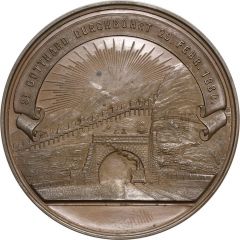 Piercing of the St. Gotthard tunnel / Inauguration of the Quaibrücke