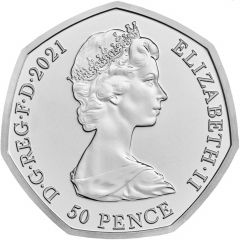 50 Pence - Elizabeth II 2nd portrait, Decimalisation Anniversary
