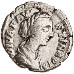 Denarius - Faustina the Younger CONSECRATIO