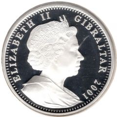 1 Crown - Elizabeth II 75th Birthday Queen Elizabeth II, Silver proof