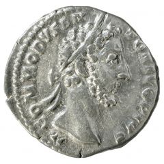 Denarius - Commodus TR P VIIII IMP VI COS IIII P P, Minerva