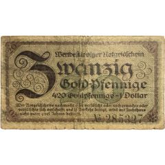 20 Goldpfennige Amtshauptmannschaft Werdau