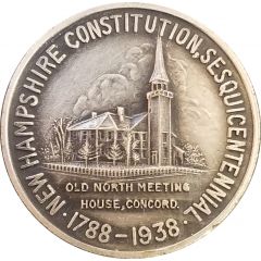 Medallion - New Hampshire Constitution Sesquicentennial