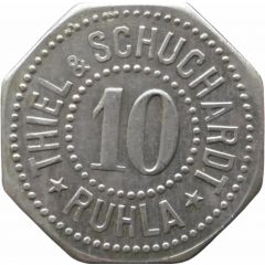 10 Pfennig - Ruhla Thiel and Schuchardt