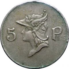 5 Pesetas - Casino Mercurio Vigo