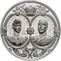 Medal Royal Wedding, Brookes & Adams