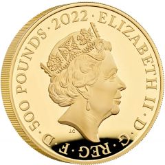 500 Pounds - Elizabeth II Prince William`s Birthday, Gold Proof