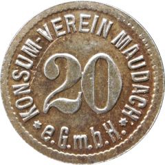 20 Pfennig - Konsum Verein Maudach