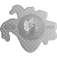2 Dollars - Charles III The Jester Mask