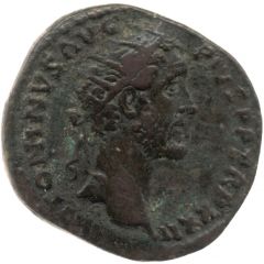 Dupondius - Antoninus Pius FORTVNA OBSEQVENS COS IIII S C, Fortuna