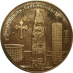 Token - National Tokens Deutsche Münzkollektion Berlin - Kaiser-Wilhelm-Gedächtniskirche