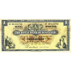 1 Pound Royal Bank of Scotland