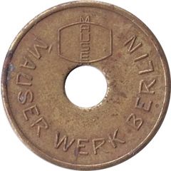 Safe deposit token - Mauser Bank fur Handel und Industrie