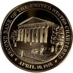 Medal - History of the United States Second Bank of the U.S. Chartered