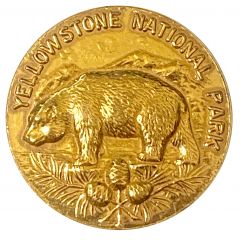Medal - Yellowstone National Park Wyoming, Montana and Idaho