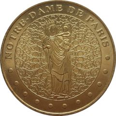 Monnaie de Paris Tourist Token - Notre-Dame de Paris La Vierge à l`enfant