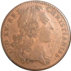 Jeton - Louis XV Iuvat Annua Cura