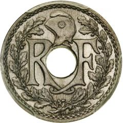 5 Centimes Big modul, Nickel, Trial