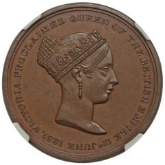 Medal - Victoria Coronation, `K.`