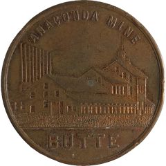 1 Dollar - Anaconda Mine - Type I Butte, Montana