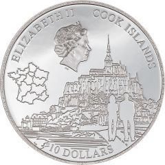 10 Dollars - Elizabeth II Posthumous, Mont-Saint-Michel