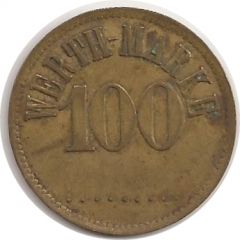 100 Pfennig Werth-Marke
