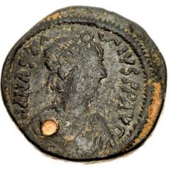 40 Nummi - Anastasius I Dicorus Constantinopolis, Type M ✶, Large Module