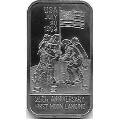 1 oz Silver Heraeus - 50th Anniversary of the Moon Landing
