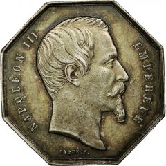 Jeton de notaires de Meaux - Napoléon III