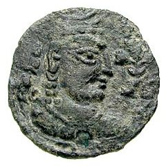 Drachm - Khingila Lord of Zabul, 2nd ver.) (Hadda-Gandhara mint