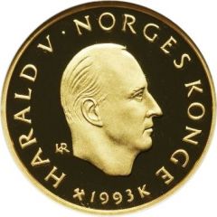 1500 Kroner - Harald V 1994 Olympics - Roald Amundsen