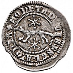 Denier - Henrik Németújvári Bán, as vassal of Béla Crown Prince of Hungary