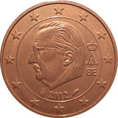 5 Euro Cents - Albert II 2nd type, 1st portrait
