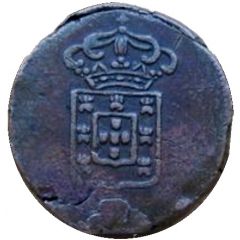 60 Réis -Tanga - Maria II Goa Mint