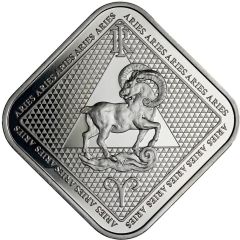 5 Euro Aries; silver