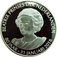 Token - Princess Beatrix 80 years