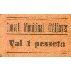 1 Peseta Aldover